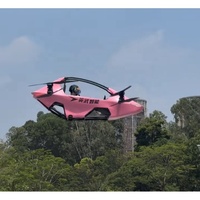 YIVTOL EVTOL S ZERO, véhicule aérien à une place, positionnement GPS, 50-55 minutes d'autonomie, 120 kg de charge utile nette, voiture volante en fibre de carbone, nouveau