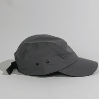 Gorra de Nailon Personalizada con Logotipo, Material de Nailon, Sin Estructura, Ala Curva, 5 Paneles, Ligera, Impermeable, Gorra de Surf, Gorra de Campamento, Gorra para Correr
