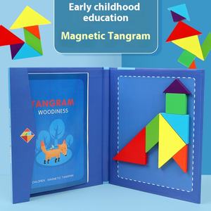 Giocattolo intellettuale colorato <span class=keywords><strong>per</strong></span> bambini 3D Tangram in legno giocattolo <span class=keywords><strong>per</strong></span> l'<span class=keywords><strong>insegnamento</strong></span> della scuola materna - Product Image 6