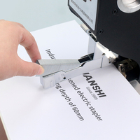 Agrafeuse électrique Ruanshi pour usage industriel, multifonctionnelle, robuste, capacité de 210 pages, R-ES212, reliure de papier, logo personnalisable