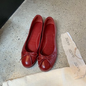Chaussures plates rétro à nœud et bout rond pour femmes, style Mary Jane à talon bas, collection 2026 - Product Image 1