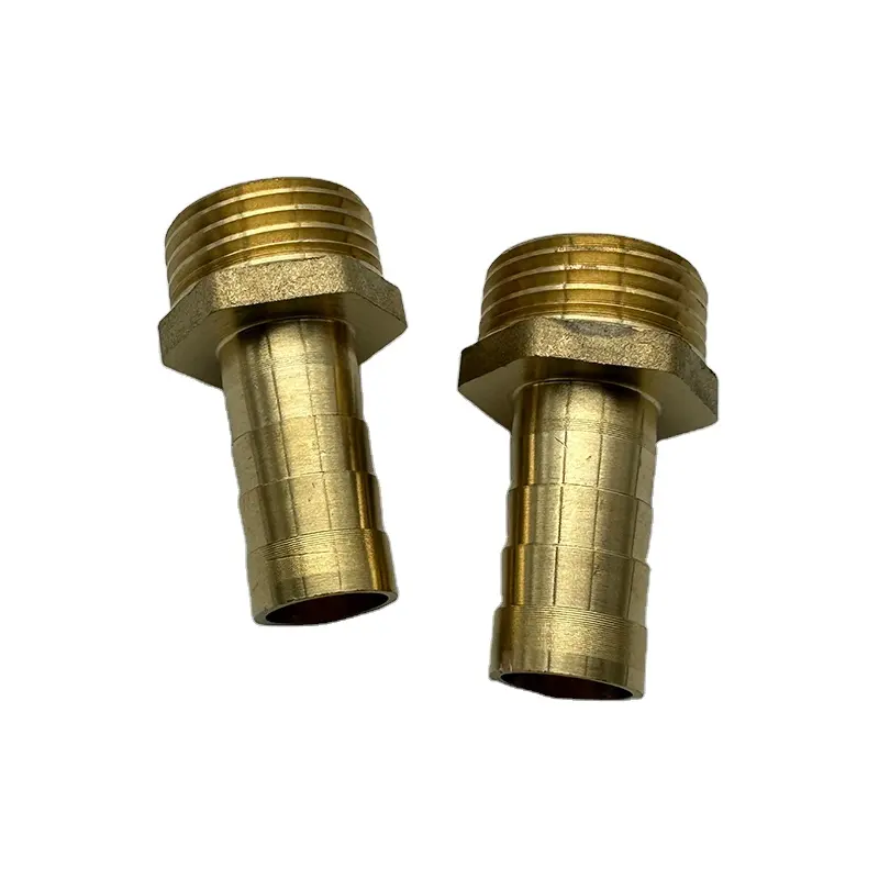 Accesorios de junta de tubería de agua de conexión rápida estilo enchufable de cobre Conversión de rosca externa de 10MM
