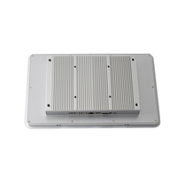 Moniteur PC industriel robuste Horsent 15,6 pouces avec écran tactile capacitif sans ventilateur, montage sur panneau en aluminium pour environnements extrêmes