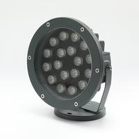 RGB Farbige 18W3W Aluminium LED Bodeneinbauleuchten Hochleistungs-IP65-Wasserdichte Fernbedienbare Außenbeleuchtung für Garten und Landschaft