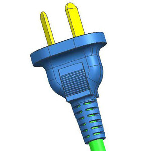 Argentina cắm điện khuôn 2-pin AC dây cáp điện kết nối tùy chỉnh nhà máy cắm khuôn - Product Image 6