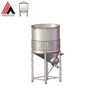 Tanque de equipamento de fermentação do vinho do aço inoxidável 5000l