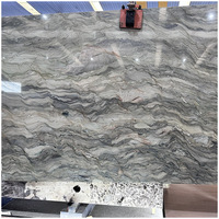 Dalles de quartzite Fusion Or Jaune Brésilien pour comptoirs de cuisine, revêtements muraux et salles de bain, rétroéclairées par LED, anti-corrosion, polies