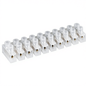 Tira de Conexión para Cables Eléctricos CABLEPELADO |   Cable de Conexión/Cable de Empalme |   6 mm |   Intensidad 5A |   Transparente |   Rápido |   12 Polos |   24 - Product Image 1