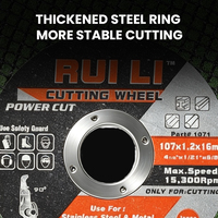 Disque de coupe métallique de haute qualité de 4 pouces pour meuleuse d'angle, excellente performance