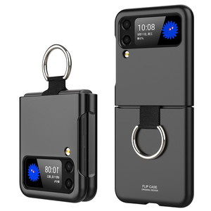 Plegable <span class=keywords><strong>Funda</strong></span> De Duro PC Material Con Anillo Metal De Teléfono Móvil Celular Para Samsung Galaxy <span class=keywords><strong>Z</strong></span> <span class=keywords><strong>Flip</strong></span> <span class=keywords><strong>4</strong></span> - Product Image 5