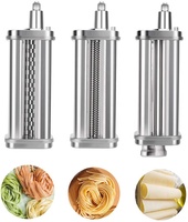 Coupe-pâtes électrique en acier inoxydable de style italien pour spaghetti et fettuccine, 300W, facile à utiliser, pour usage domestique et commercial