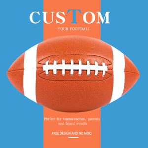 Tùy chỉnh bóng đá mỹ Quà Tặng Chất lượng cao PU da nhà máy in hình ảnh hình ảnh logo bền cổ điển chính thức kích thước 9 OEM - Product Image 4