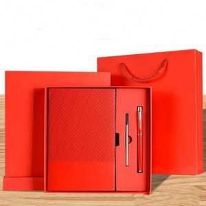 Luxury A5 A6 Pu Cover Business <b>Gift</b> <b>Set</b> Corporate Notebook Journal with for Promotional Corporate <b>Gifts</b> - Product Image 2