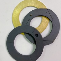 Pièces de rechange pour compresseur en cuivre, PTFE, PEEK, fibre de verre, laiton, carbone, graphite : Bagues d'étanchéité segmentées pour tiges de piston, joints d'étanchéité, bagues d'étanchéité