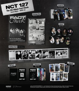 Tarjeta QR NCT 127 Fact Check, Fabricada en Corea, con Código de Música Digital, Álbum Inteligente K-pop, Gran Venta - Product Image 2