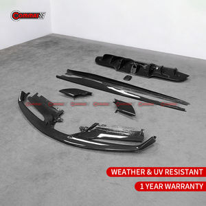 Kit de Carrocería Estilo OEM de Fibra de Carbono Seca para Ferrari 488: Labio Delantero, Faldones Laterales, Cubierta de Faros Antiniebla Traseros, Difusor Trasero - Product Image 5