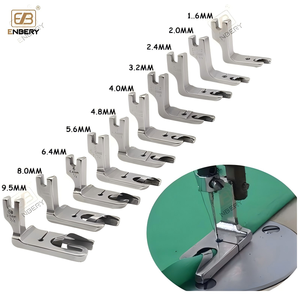 Accessoires pour machine à coudre domestique à une aiguille - Kit de <span class=keywords><strong>pieds</strong></span> presseurs - Pied presseur pour ourlets - Accessoires de couture de rechange - Product Image 4