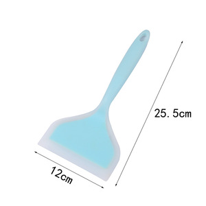 <b>Silicone</b> Spatula 25.5cm Non-Stick Heat Resistant Baking <b>Tool</b> For Pizza Steak Tamagoyaki Teppanyaki Cooking - Product Image 1