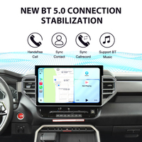 ZWNAV Pantalla de 15.6 Pulgadas para Toyota Tundra 2020-2025 OEM Android14 Carplay DSP GPS 4G/WiFi Radio de Auto Estéreo Unidad Principal Multimedia