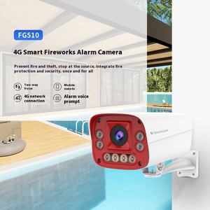 Caméra <span class=keywords><strong>de</strong></span> sécurité intelligente AI Feu ouvert Détection <span class=keywords><strong>de</strong></span> fumée Reconnaissance <span class=keywords><strong>de</strong></span> flamme Alarme vocale Caméra extérieure <span class=keywords><strong>Wifi</strong></span> sans fil - Product Image 2