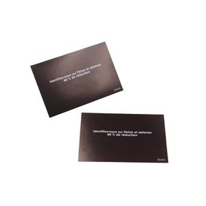 Aangepaste 80x80mm 350gsm mooie gepersonaliseerde bruiloft reclame bedrijf promotie korting cadeau bericht visitekaartje met logo - Product Image 4