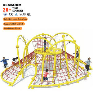 Cuerda Gigante para Escalar Gris para Niños, Equipo de Juegos para Escalar al Aire Libre con Red de Cuerda para Escalar y Red de Carga para Escalar - Product Image 3