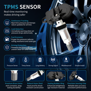 Sensores de Presión de Neumáticos TPMS OEM 26670584 433MHz, Sistema de Monitoreo de Presión de Neumáticos para Buick/Chevrolet - Product Image 4