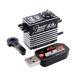 AGFRC soket mobil RC cerdas antiair, <span class=keywords><strong>Motor</strong></span> <span class=keywords><strong>Servo</strong></span> Digital cerdas, dapat diprogram, <span class=keywords><strong>Motor</strong></span> <span class=keywords><strong>Servo</strong></span> <span class=keywords><strong>360</strong></span> derajat, 4 tiang, torsi besar, 85g 0,125 detik - Product Image 2