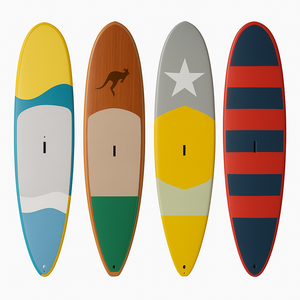 OEM Logo personnalisé <span class=keywords><strong>Retro</strong></span> Malibu Style EPS <span class=keywords><strong>Longboard</strong></span> Noserider Planche de surf en fibre de verre pour débutants en eau océanique - Product Image 4
