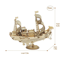 Kits de construction en bois de navire classique de luxe, modèle de navire de guerre San Felipe, bricolage pour adultes, décorations d'intérieur, instructions en anglais