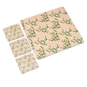 Bán Chạy Nhất-MDF Nút Chai Palcemat Và Coaster (Cảm Thấy/Nút Chai/Sơn)/Bảng Mat/Cup Mat/Pad Bảng