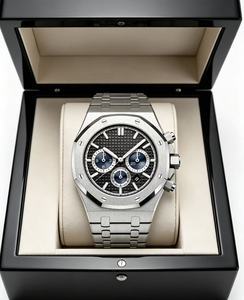 Montre-bracelet de luxe pour homme, lumineuse, étanche, montre royale, résistante à l'eau 3 bars, <span class=keywords><strong>chrono</strong></span> - Product Image 5