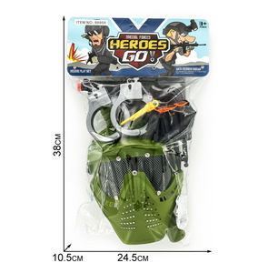 Set <span class=keywords><strong>di</strong></span> Giocattoli in Plastica per Bambini con Accessori da Poliziotto per Halloween e Natale, Giochi <span class=keywords><strong>di</strong></span> Ruolo e Simulazione Militare - Product Image 4