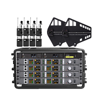 Système d'amplification d'antenne sans fil UHF professionnel TRAIS FD8PRO 10 canaux