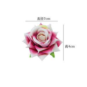 Rose artificielle en soie, petite fleur en velours pour la décoration de la maison, accessoires de photographie, décoration de gâteaux, bouquet, arrangement de mariage - Product Image 5