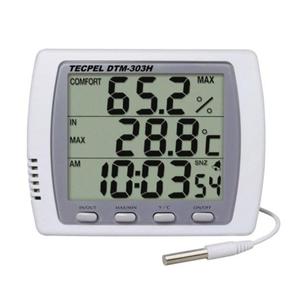 TECPEL DTM-303H <b>Temperature</b> <b>Controller</b> Thermocouple Thermometer Digital Hygrometer Large Display -10C~50C/F Range COMFORT - Product Image 3