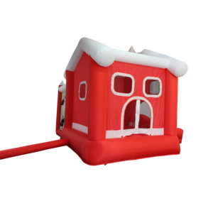 <span class=keywords><strong>Red</strong></span> <span class=keywords><strong>Inflatable</strong></span> thư bị trả lại nhà và nhảy lâu đài trượt với quạt gió, bóng rổ bóng Pit hồ bơi - Product Image 1