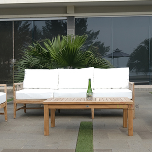 Elegant Swedish Coffee <b>Table</b> made of high quality teak wood, perfect for outdoor areas in homes, villas, hotels and resorts. - Product Image 2