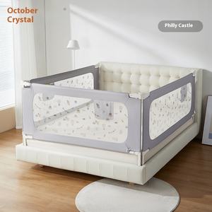 Barrera protectora anticaída para cama, valla lateral para bebés y niños, artefacto esencial para riel - Product Image 6
