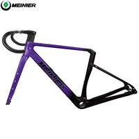 Cadre de vélo de gravier en fibre de carbone avec boîte à outils, patte de dérailleur UDH et boîtier de pédalier T47, compatible pneus 700Cx47C