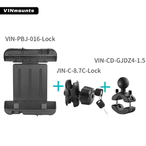 Universal 360 Degree Rotation Aluminum Ball Mount 10'' <b>Tablet</b> <b>Stand</b> <b>for</b> Lenovo Tab M10 and Zebra <b>Tablets</b> - Product Image 3