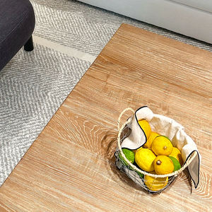 Mesa de Centro de Madera de Fresno de Color Claro/Oscuro, Estilo Artístico Wabi-Sabi, Vintage, Minimalista, para Muebles de Sala de Estar - Product Image 3