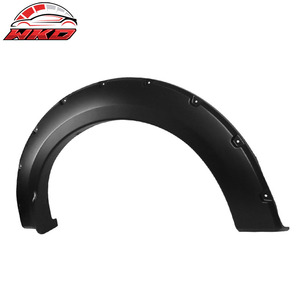 Convient aux Ford F150 2018-2019, élargisseurs d'ailes de style poche tout-terrain, 4 pièces, noir lisse en PP, panneau de carrosserie de véhicule, roue pour remplacement/réparation - Product Image 6