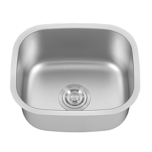 Lavello da <span class=keywords><strong>cucina</strong></span> sottopiano in acciaio inox a disco singolo con filtro e <span class=keywords><strong>sifone</strong></span> - Product Image 1
