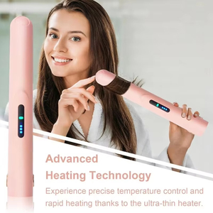 Mini Plancha de Pelo Inalámbrica Portátil con Carga USB, Pequeña Plancha para Alisar el Cabello - Product Image 6