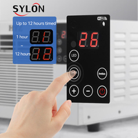 Mini aire AC 1800 BTU aire acondicionado portátil 110V-240V con aire acondicionado móvil de bajo ruido para habitación de bebé