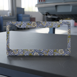 Cadre de plaque d'immatriculation de voiture Kennet, durable, en fibre de carbone, aluminium, acier inoxydable, plastique, métal, distance entre les trous de 205 mm, style facile à installer - Product Image 2