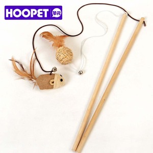 Hoopet – bâton de chatouillage pour chat avec clochette et jouet en plumes, jouet interactif pour chats et chatons, anti-ennui - Product Image 5