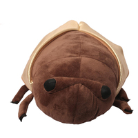 En gros, Peluche de simulation d'insecte réaliste et douce, modèle cigale, jouet et coussin avec rembourrage en coton PP