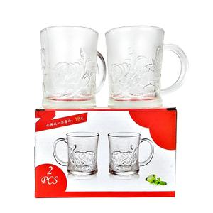 Tasses en <span class=keywords><strong>verre</strong></span> de cristal de rose multi-usages réutilisables 201-300 ml, art moderne fait à la main, design unique pour le café, le thé, le lait, la bière - Product Image 5